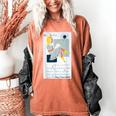 Little Miss Muffet Reading a Picture Book Women's Comfort Colors T-Shirt Yam