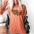 Love Reading Book Librarian Across America Men Women Kids Women's Comfort Colors T-Shirt Yam