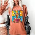 Love Reading And Giraffes Cute Giraffe Reading Book Lovers Women's Comfort Colors T-Shirt Yam Love Reading And Giraffes Cute Giraffe Reading Book Lovers Women's Comfort Colors T-Shirt Yam