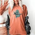Manatee Reading Book Bookworm Manatees Ocean Animal Lover Women's Comfort Colors T-Shirt Yam