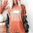 Matching Group Halloween Teacher Composition Book Notebook Women's Comfort Colors T-Shirt Yam