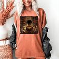 Melanin Afro Women Educated Reading Book History Women's Comfort Colors T-Shirt Yam