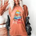 Merry Bookmas Book Christmas Tree Lights Xmas Men Women Kids Women's Comfort Colors T-Shirt Yam Merry Bookmas Book Christmas Tree Lights Xmas Men Women Kids Women's Comfort Colors T-Shirt Yam
