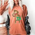 Monkey With a Book Women's Comfort Colors T-Shirt Yam