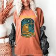 Night Owl Cozy Reading Tea Coffee Lover Bookworm Cute Women's Comfort Colors T-Shirt Yam