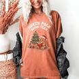 North Pole Book Club Gingerbread Christmas Reading Women's Comfort Colors T-Shirt Yam North Pole Book Club Gingerbread Christmas Reading Women's Comfort Colors T-Shirt Yam