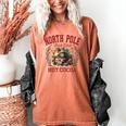North Pole Book Club Hot Cocoa Bookworm Christmas Xmas Women's Comfort Colors T-Shirt Yam