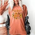 We Do Not Care Club WDNC Reading Book Boho Floral Women's Comfort Colors T-Shirt Yam