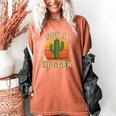 Not A Hugger Cactus Retro Sunset No Hugging Introvert Women's Comfort Colors T-Shirt Yam Not A Hugger Cactus Retro Sunset No Hugging Introvert Women's Comfort Colors T-Shirt Yam
