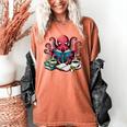 Octopus Reading Book Coffee Lover Bookaholic Bookworm Reader Women's Comfort Colors T-Shirt Yam