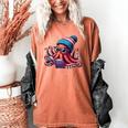 Octopus Reading Book Kraken Book Lover Women's Comfort Colors T-Shirt Yam