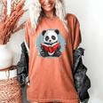 Panda With Book For Reading Enthusiasts Women's Comfort Colors T-Shirt Yam