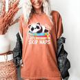 Panda Napping On Books Life’s Too Short To Skip Naps Women's Comfort Colors T-Shirt Yam Panda Napping On Books Life’s Too Short To Skip Naps Women's Comfort Colors T-Shirt Yam