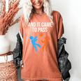 And It Came To Pass Book Of Mormon LDS Missionary Women's Comfort Colors T-Shirt Yam