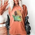 Pet Capybara Is Reading Library Capy Word Book Day Teacher Men Women Kids Women's Comfort Colors T-Shirt Yam Pet Capybara Is Reading Library Capy Word Book Day Teacher Men Women Kids Women's Comfort Colors T-Shirt Yam