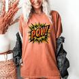 POW Comic Book Retro Artwork – Cartoon Collector Women's Comfort Colors T-Shirt Yam POW Comic Book Retro Artwork – Cartoon Collector Women's Comfort Colors T-Shirt Yam