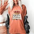 Queen Of The Classroom Appreciation Royal Crown Book Women's Comfort Colors T-Shirt Yam
