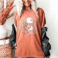 Rabbit Reading Book Full Moon Lake Scenery Women's Comfort Colors T-Shirt Yam