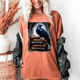 Raven On A Stack Of Books Wisdom Of Odin Women's Comfort Colors T-Shirt Yam Raven On A Stack Of Books Wisdom Of Odin Women's Comfort Colors T-Shirt Yam