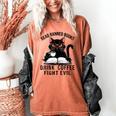 Read Banned Books Drink Coffee Fight Evil Retro Cat Women's Comfort Colors T-Shirt Yam Read Banned Books Drink Coffee Fight Evil Retro Cat Women's Comfort Colors T-Shirt Yam