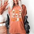 Read Boo KS Read More Bo KS Cute Ghost Reading Book Women's Comfort Colors T-Shirt Yam