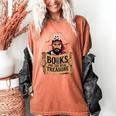 Read Book Reader Library Reading Librarian Pirate Bookworm Women's Comfort Colors T-Shirt Yam