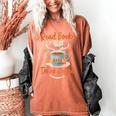 Read Books And Drink Coffee Cozy Book Lover Women's Comfort Colors T-Shirt Yam
