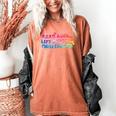 Read Books Lift Weights Fight Fascists Tie Dye Men Women Women's Comfort Colors T-Shirt Yam