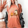 Read S'More Books Campfire Reading Book Lovers Camper Women's Comfort Colors T-Shirt Yam