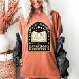 A Well Read Woman Is A Dangerous Creature For Book Lovers Women's Comfort Colors T-Shirt Yam