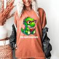Readasaurus Reading Dinosaur Book Reader Bookworm Women's Comfort Colors T-Shirt Yam