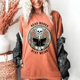 Reader Skeleton Read Books Be Kind Stay Weird Women's Comfort Colors T-Shirt Yam