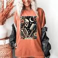 The Reader Tarot Card Skeleton Reading Book Bookworm Bookish Women's Comfort Colors T-Shirt Yam The Reader Tarot Card Skeleton Reading Book Bookworm Bookish Women's Comfort Colors T-Shirt Yam
