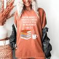 Reading 6-7 Six Seven Meme English Teacher Book Lover Women's Comfort Colors T-Shirt Yam
