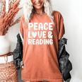 Reading I Love Books And Reading Women's Comfort Colors T-Shirt Yam