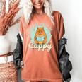 Reading Makes Me Cappy Bookworm Capybara Book Reading Women's Comfort Colors T-Shirt Yam Reading Makes Me Cappy Bookworm Capybara Book Reading Women's Comfort Colors T-Shirt Yam