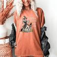 Retro Scary Horror Readers Book Club Spooky Halloween Women's Comfort Colors T-Shirt Yam