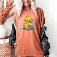 Rubber Duck Reading Book Reader Books Rubber Duckie Women's Comfort Colors T-Shirt Yam