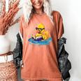 Rubber Duck Reading Book Swim Rubber Duckling Rubber Duckie Women's Comfort Colors T-Shirt Yam