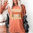 School Librarians Are Essential Library Book Lover Librarian Women's Comfort Colors T-Shirt Yam School Librarians Are Essential Library Book Lover Librarian Women's Comfort Colors T-Shirt Yam