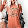He Sees What You'Ve Been Reading Christmas Bookish Santa Premium Tri-Blend Women's Comfort Colors T-Shirt Yam