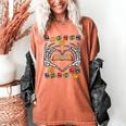 Skeleton Heart Read Reading Book Librarian Halloween Women Women's Comfort Colors T-Shirt Yam