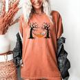 Skeleton Reading Book In Hammock Halloween Reader Women's Comfort Colors T-Shirt Yam