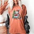 Snowman Reading Book Lovers Christmas Librarian Bookworm Women's Comfort Colors T-Shirt Yam Snowman Reading Book Lovers Christmas Librarian Bookworm Women's Comfort Colors T-Shirt Yam
