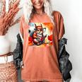 Squirrel Reading Comic Book On Autumn Branch Glasses Leaves Women's Comfort Colors T-Shirt Yam