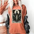 Tarot Cards Guide Book Esoteric Mysticism Clothing Tarot Card Justice Women's Comfort Colors T-Shirt Yam Tarot Cards Guide Book Esoteric Mysticism Clothing Tarot Card Justice Women's Comfort Colors T-Shirt Yam