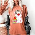 Teacher Pig Cute Farm Animal Book Lover School Student For Men Women Kids Women's Comfort Colors T-Shirt Yam