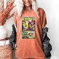 Teenage Mutant Ninja Turtles Retro Neon Comic Book Panels Women's Comfort Colors T-Shirt Yam