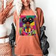 History Month Educated Black Women Girls Reading Book Women's Comfort Colors T-Shirt Yam