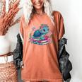 Turtle Bookworm Reading Book Bookworm Book Nerd Cute Graphic Women's Comfort Colors T-Shirt Yam